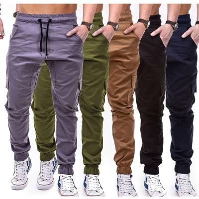 China Wholesale Anti-Static Jogging Military Training Pants Overalls Tactical Multi Pockets Sport Cargo Men Running Casual Pants for sale