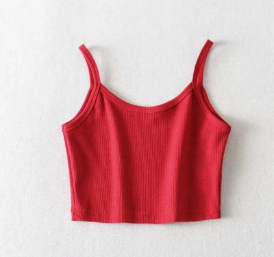 China Hot Sale Custom Hot Strappy Halter Top QUICK DRY Sexy Vest Summer Crop Tops Tank Tops Women's T-Shirts for sale