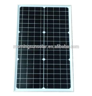 China Small Poly Solar Power System Mono Solar Panel Monocrystalline 25w Mini for sale