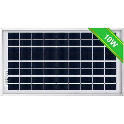 China solar power system 6v solar panel 10w 10 watt quality assurance for sale