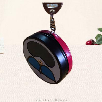 China Cheap Custom Accept Small Mini Round Cigarette Metal Stainless Steel Pocket Small Size Portable Ashtray for sale