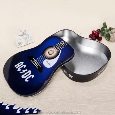 China Recyclable Custom Design Guitar Shape Kids Use Gift Tissue Packaging Box for sale