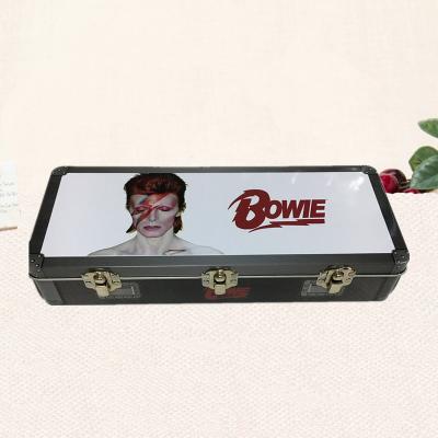 China Manufacturer Hot Sale Rectangular Tissue Tin Box Garment Tin Packaging Box Customized Small Size Logo With Hinge for sale