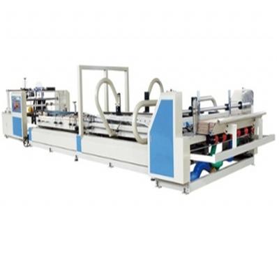 China machinery & Full Automatic 4 or 6 Material Corrugated Cardboard Box Cardboard Machine Folder Gluer for sale