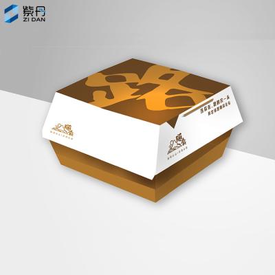 China Disposable Burger Packaging Box Packaging for sale