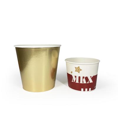 China Recycled Materials Disposable Custom Paper Bucket Take Away Fried Chicken With Lid for sale