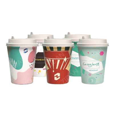 China Cold Paper Cup C-12-1 Recyclable White Cold Drinks 12oz 12Oz Cardboard Paper Cups for sale