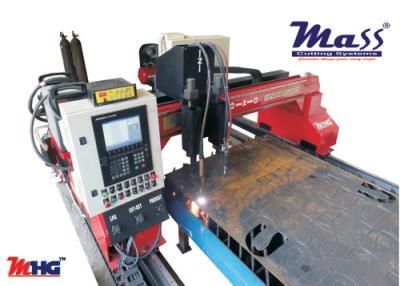 China Double Sided Driven CNC Flame Plasma Cutting Machine With Status Indication Device for sale