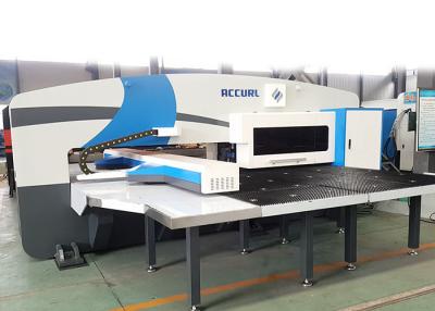 China Servo Motor Driven Ram CNC Punch Press Machine With FAGOR Control System for sale