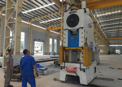 China 80 Ton C Frame Single Crank Eccentric Press Machine Steel Construction Frame for sale