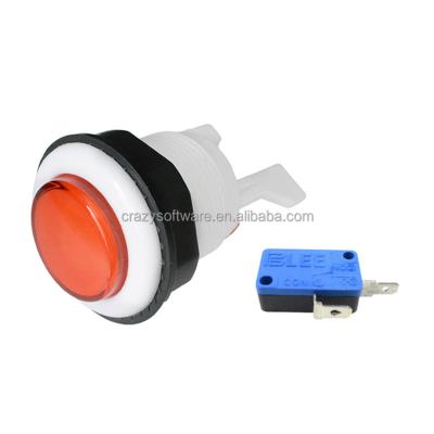 China High Quality Momentary 30mm Game Machine Sanwa Push Metal Arcade Push Button for sale