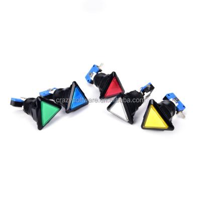 China 32*32*32mm Momentary Triangle Plastic Mini Push Button Micro Switch For Amusement Machine for sale