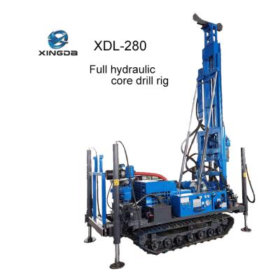 China XDL-280 500m Full Farms Deep Hydraulic Drilling Rig Crawler Core Drilling Rig for sale