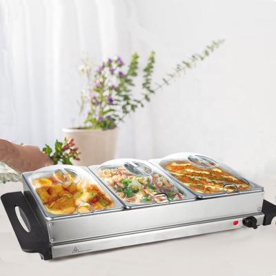 China Tray Factory Buffet Heater Machine Direct Heating Serving Plate for sale