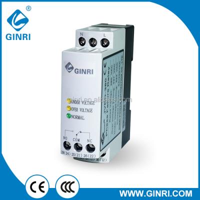 China GINRI SVRD 0ver Single Phase Voltage Sealed Monitoring Relay Under Voltage Protective Device Electronic Control Relay for sale