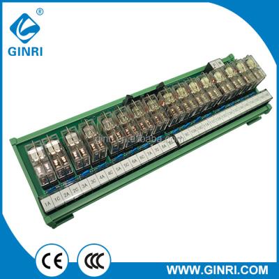 China MIL/IDC Connector 16 Channel 1a OMRON Sealed Relay Module with Phillips Screws (PLC Output Amplified Board) JR-B16LJ-P/24VDC for sale