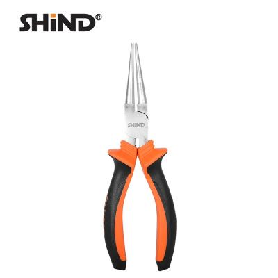 China Easy Operation SHIND 94021 Factory Supply Jewelry Chrome Vanadium Round Nose High Quality Polished Steel Crimping Pliers for sale