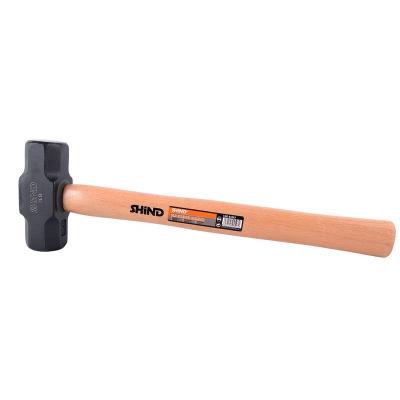 China 94597-94599 High Quality Professional Oak Wood Sledgehammer Tool 3lb 6lb 8lb Handle Stoning Sledgehammer for sale