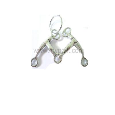 China Promotion Gift Custom Horse Metal Shoe Metal Silver Key Chain For Promotion Gift for sale