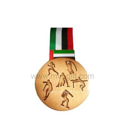 China Custom Cheap Europe China Souvenir 3D Glass Graduation Graduation Medal for sale