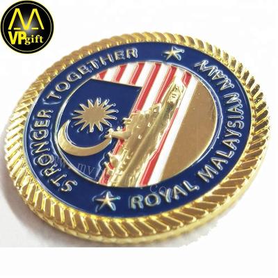 China Wholesale Custom Europe 3D Metal Gold Army Souvenir Trophy Challenge Coin for sale