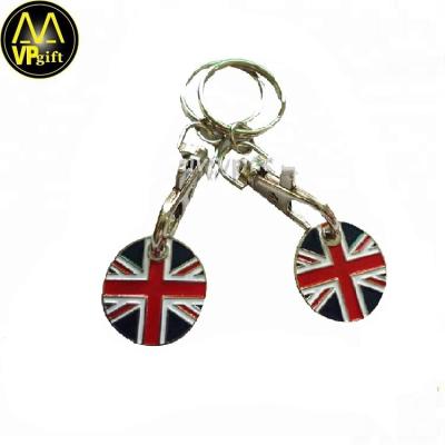 China Metal Gift Personalized Fork Cart Key Chain Token Coin for sale