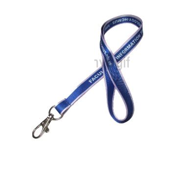 China Custom Cheap Advertising China Polyester Printing Woven Lanyard With Card Holder for sale