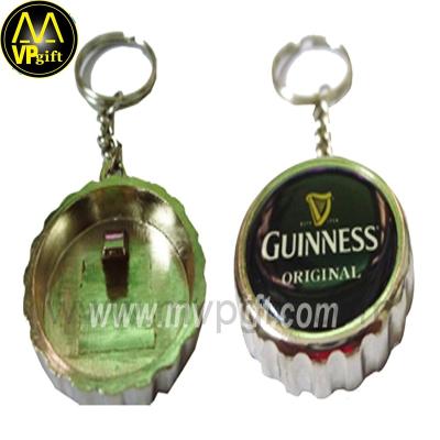 China Promotion Gift China Customized Silver Design Metal 3d Key Bottle Opener Bottle Opener Chain for sale