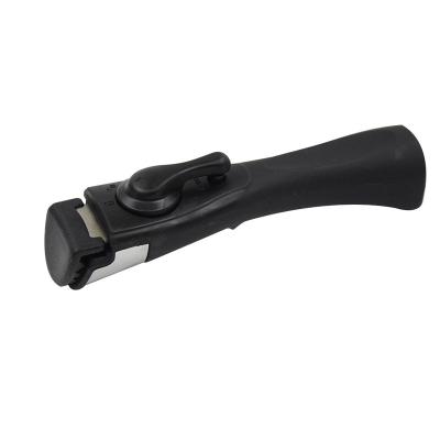 China Bakelite Coating Black Pan Pot Handle Dismountable Replacement Handle Viable Insulated Silicone Handle for sale