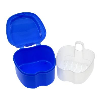 China 2022 Custom Plastic Recyclable Equipment Logo Tooth Storage Watch Storage Denture Box for sale