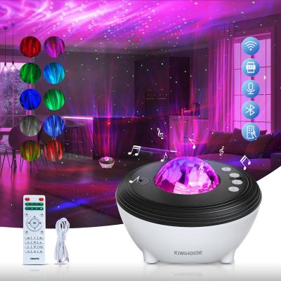 China 2021 Modern Upgraded 3 in 1 Aurora Starry Sky Projector, Star Night Light Projector with Remote Control and Smart APP Control for sale