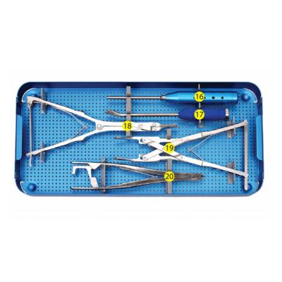 China Wholesale Orthopedic Surgical Instruments Stainless Steel Spinal Pedicle Screw Instrument Set For Spinal Spine Fixation Surgery for sale