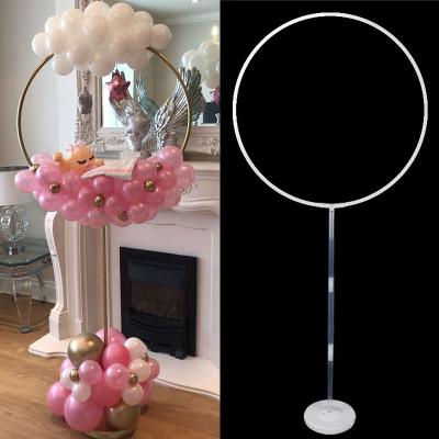 China Popular Birthday Decoration Baby Shower Wedding Decoration Balloons Round Circle Ring Balloon Arch Stand Birthday Party for sale