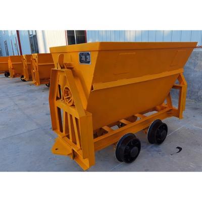 China Building Material Shops Railway Bucket Tilting Mining Trolley Car Mine Car For Sale for sale