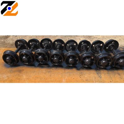 China Steel High Quality Mining Trolley Cart Wheels for sale