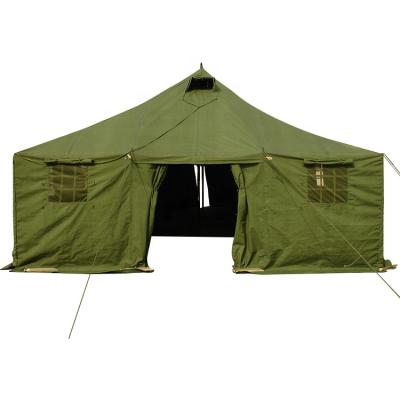 China Military Green Camouflage Play Tent / Field Tent 20 Person African Military Tents for sale