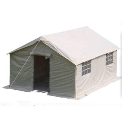 China Outdoor Camping White Canvas Family Tents 3x4x1.6x2.3m for sale