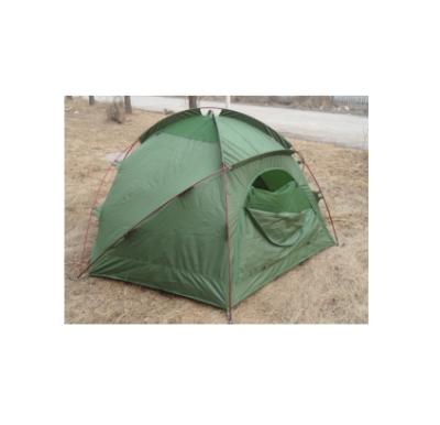 China Portable waterproof double layer tripple beams family camping tent for sale