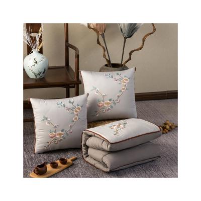 China 100% Cotton Therapy Folding Pillow Cover with Bed Pillow for Chair Back and Side Sleepers for sale