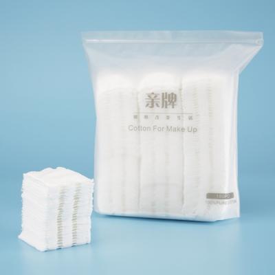 China Soft Skin Friendly Cotton Pads Sustainable Factory Bamboo Disposable Facial Cotton Pads for sale