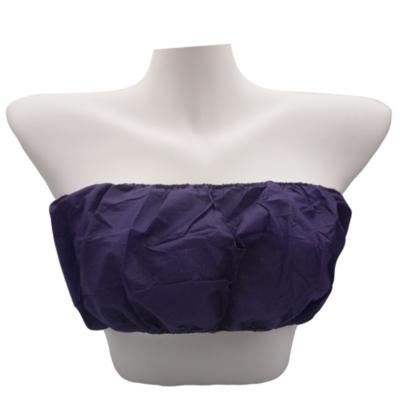 China QUICK DRY disposable pp black non woven fabric blue underwear bra and panties for spa and beauty salon for sale