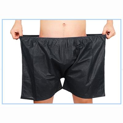 China High Quality Non Woven Disposable Soft Breathable Mens Underwear Breathable Panties Black zu verkaufen