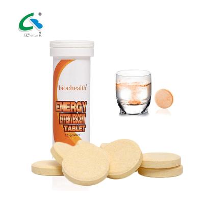 China Hot Sales Adult Sport Supplements Boost Custom Energy Drinks Flavor Effervescent Tablet for sale