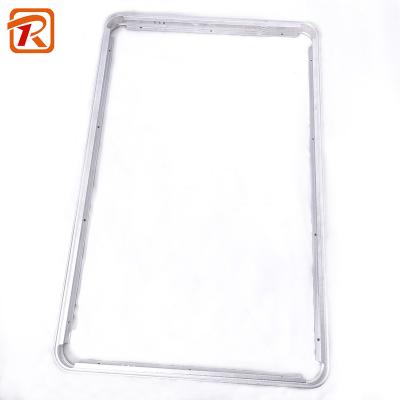 China Machinery Making Customized Aluminum Profile Extrusion Bending LED Light Frame for sale