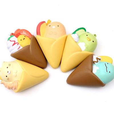 China DIY Colorful Painting Squishie Toys Small Squeeze / Soft Material Noise Squeeze Toys Other for sale