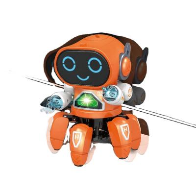 China Educational Toy Battery Powered Educatioanal Kid Toy Intelligent Plastic Electric Happy Robot for sale