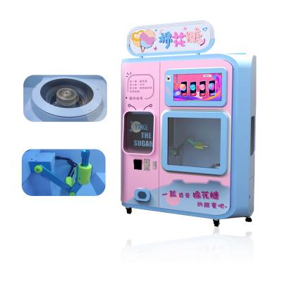 China High-effiency vending machine snack equipment for cotton candy machine LED light candy floss machine for sale