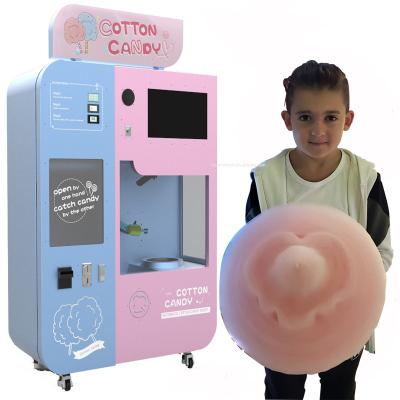 China Super Automatic Marshmallow Robot Fast Food Cotton Candy Vending Machine with Custom Supermarket Vending Machines Vending Machine for sale