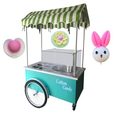 China Bakery Easy To Operate 2022 Commercial Quality Cotton Candy Machine Cart Handmade Electric Candy Floss Maker for sale