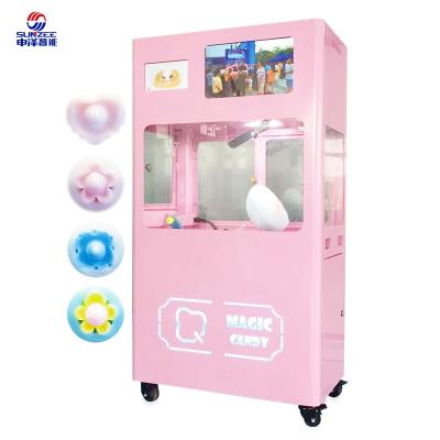 China Snack Factory Hot Selling Floss Selling Commercial Electric Automatic Cotton Candy Making Machine for sale